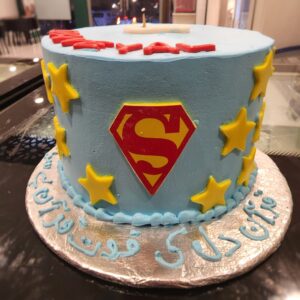 Gluten Free Superman Cake