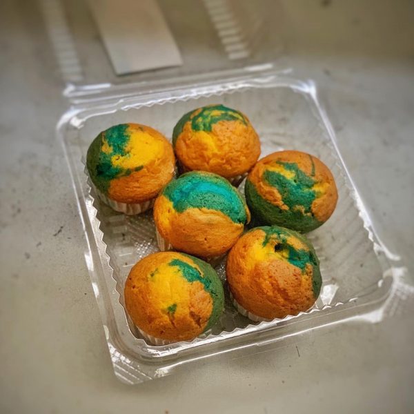 Gluten Free colored muffins