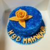 Gluten free blue cake