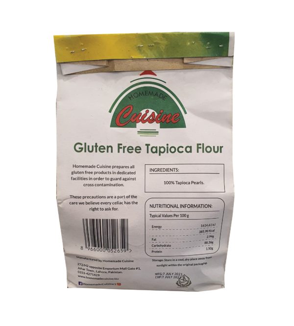 Gluten Free Tapioca Flour Back