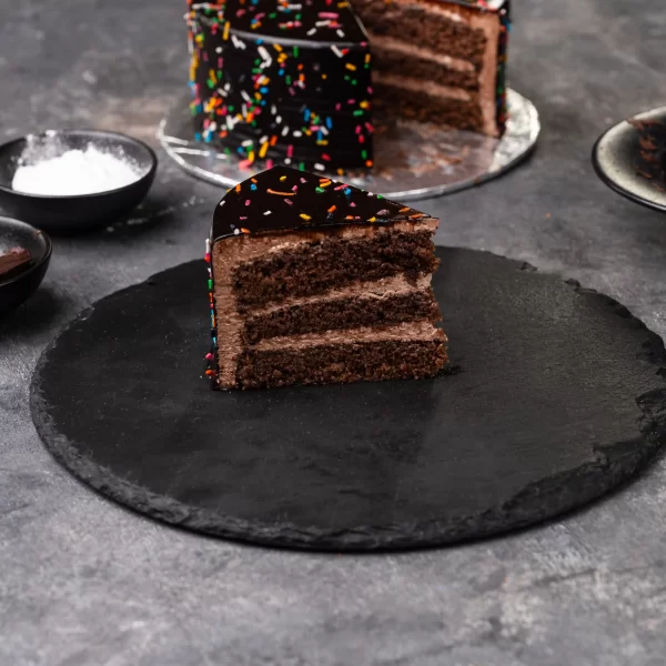 Gluten Free Chocolate Cake Slice