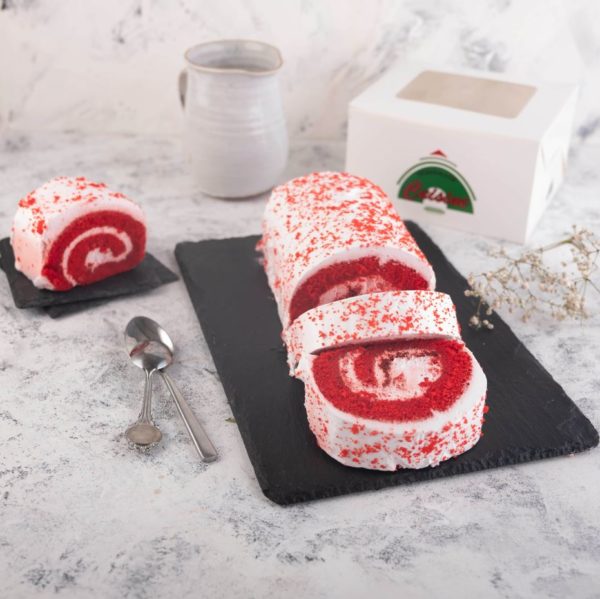 Gluten Free Red Velvet Swiss Rolls