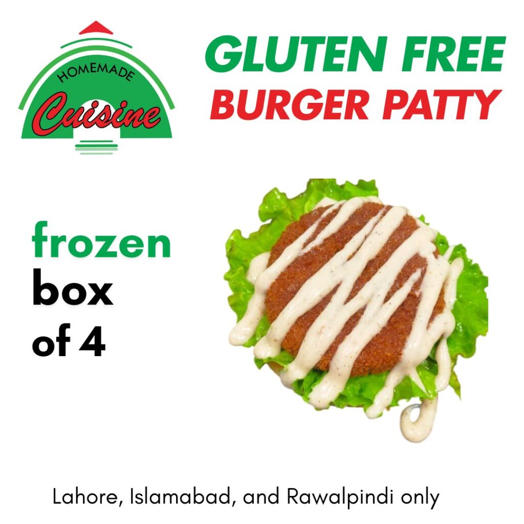 Gluten Free Frozen Chicken Burger Patties 4 Pcs - Homemade Cuisine ...