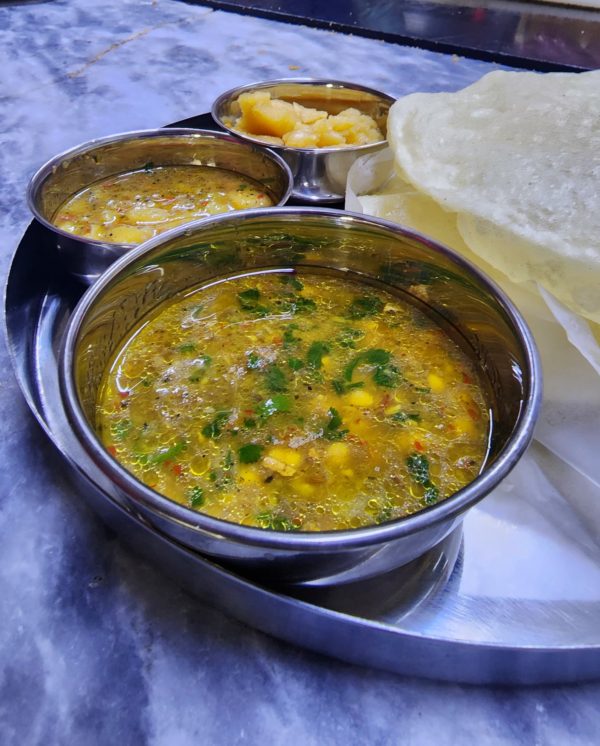 Gluten Free Halwa Puri Thali