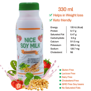 Strawberry Soy Milk 330ml