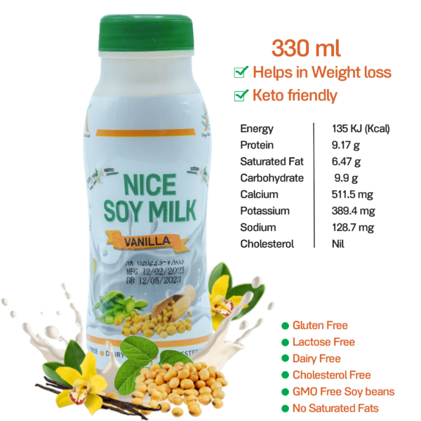 Vanilla Soy Milk 330ml