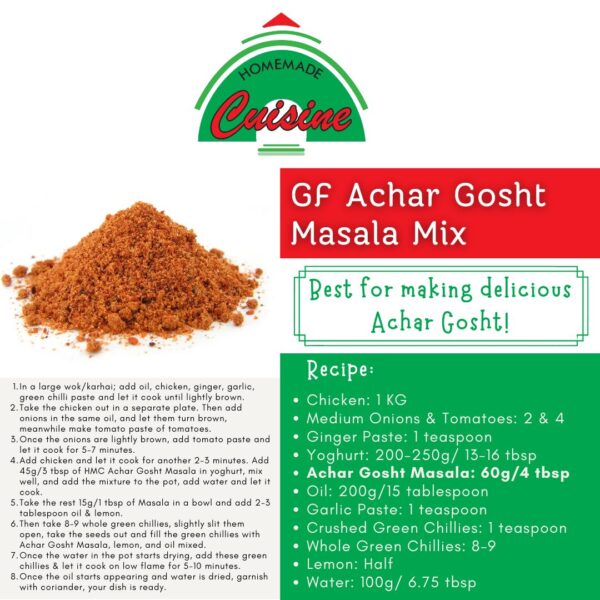 Gluten Free Achar Gosht Masala Recipe
