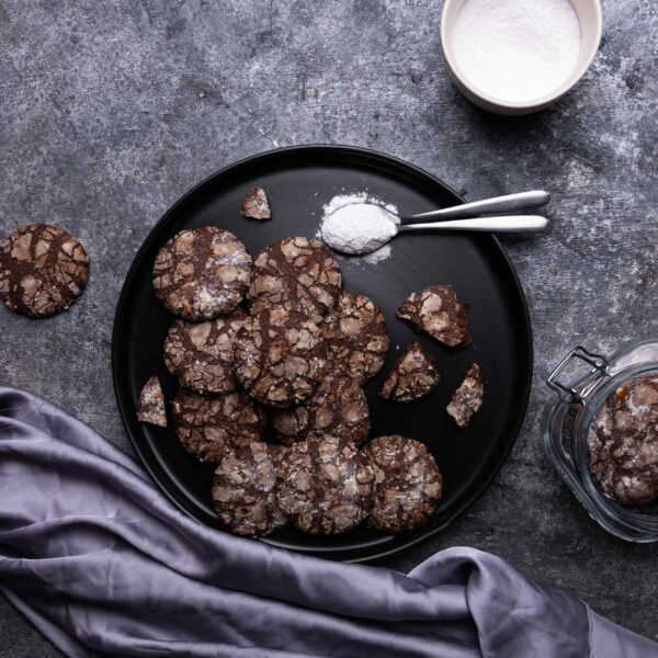 Gluten Free Crinkle Cookies