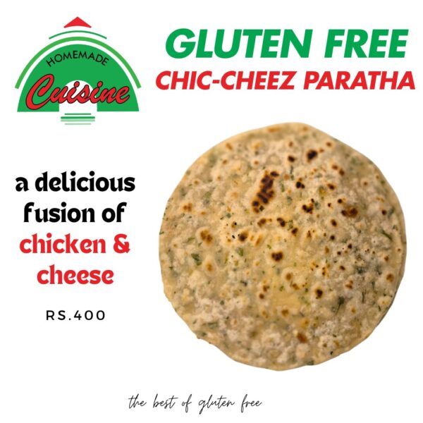 Gluten Free Chicken Cheese Paratha