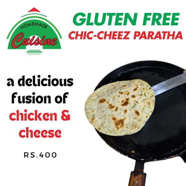 Gluten Free Chicken Cheese Paratha