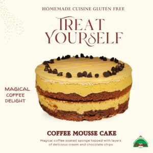 Gluten Free Coffee Mousse Cake