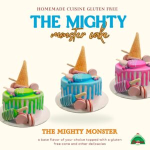 Gluten Free Mighty Monster Cake