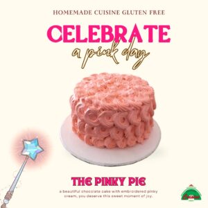 Gluten Free Pinky Pie Cake