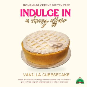 Gluten Free Vanilla Cheesecake