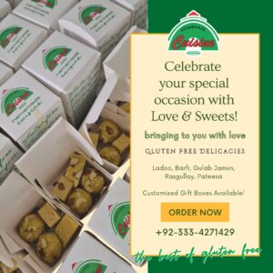 Customized Gluten Free Mithai Boxes